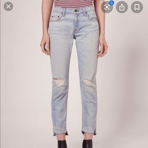 Rag & Bone Mid-Rise Dre Capri Skinny Jean